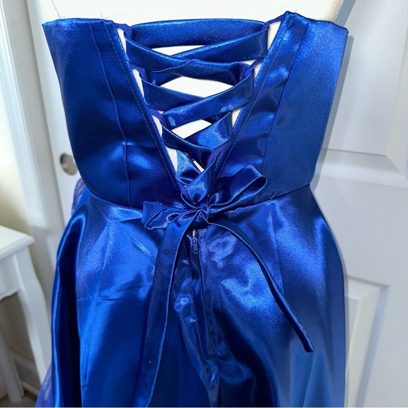 NWOT Royal Blue Gown - Picture 11 of 16